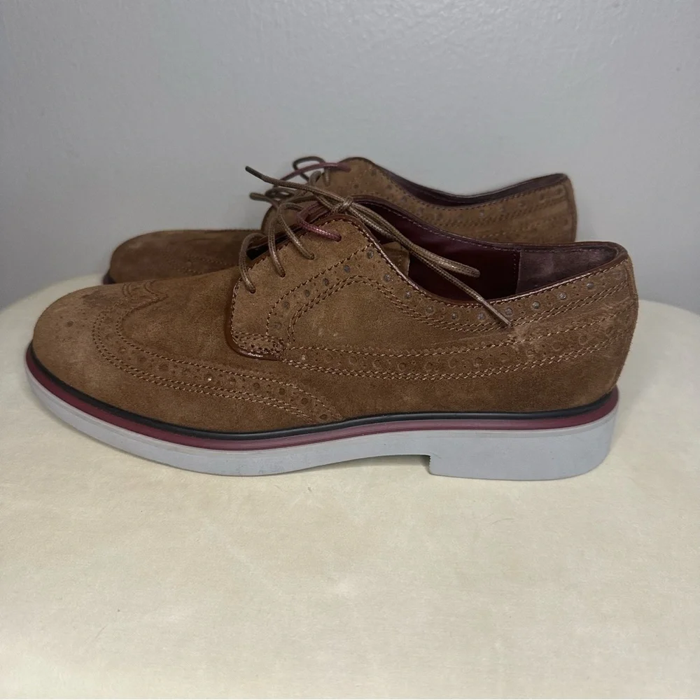 Ted Baker Men’s London Teviss Round Toe Suede Dress Shoe Sz 7.5
